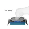 Pet Drijvende Kom Splash-bewijs Geen natte mond antislip niet-natte baardhond Waterdispenser Drinkbekken Feeder 210615