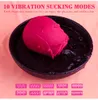 Rose Shape Vibratorer Erotisk Nipple Sucker Oral Sucker Klitoris Stimulering Kraftfulla sexleksaker för kvinnor