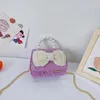 Borsette e borsette per bambini Mini borsa a tracolla Simpatico portamonete con fiocco di perle Portafoglio per feste per bambine Borse a mano Tote Gift