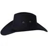 قبعات واسعة الحافة قبعة رعاة البقر مع قابلة للتعديل حبل الذقن عتيقة ملحقات الملابس 2022 الموضة elob22