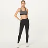 2023 Moda Feminina Calça Elástica para Yoga Cintura Alta Esportes Leggings para Ginásio Multicolor Fitness Feminino Meia-calça Total Workout Yogalu Tamanho S-3xl