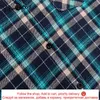Yitimuceng blusa mulheres xadrez camisas de bolso roupa de escritório senhora colar de giro plus tamanho tops confortável botão para cima camisa 210601