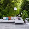 Custom Wallpaper 3D Stereo Virgin Forest Nature Landscape Mural Living Room Sofa TV Bedroom Backdrop Waterproof