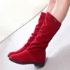 2020 snö stövlar kvinnor vinter skor avslappnad kvinna höga stövlar röda mjuka bekväma kvinnliga skor svarta stövlar skor för kvinnor