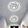 Downlights Modern Crystal LED Ceiling Lighting Living Room Home Chandeliers Fixture Aisle Hallway Lamp Chandelier 12W Multicolor