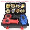 New Golden beyblades launcher bayblades Storage Box Toys Toupie Metal Fusion God Golden bay blade Spinning Top Toy set X0528