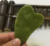 100pcs green Natural xiuyan stone jade Guasha gua sha Board massager for scrapping therapy jade roller