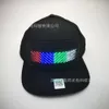 Cap LED Display Light Flash English Animation App Mobiltelefon Byt Bluetooth HAT2503184