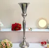 98cmの背の高いヴィンテージの花の花瓶の鍋パーティーの装飾金属のトランペット結婚式の結婚式の記念日周年記念装飾RRF11121