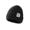 Beanie / Skull Caps 2022 Invierno al aire libre Sombrero de punto Beanie Unisex Versátil Grueso Hombres y mujeres Cabeza caliente Sombreros de lana Accesorios de ropa Del