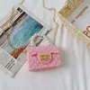 Girls Handbags Kids Bags Childrens Accessories Jelly Baby Mini Pearl Handbag Fashion Chain One Shoulder Messenger Bag Children Purses
