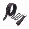 Nxy vuxna leksaker thierry pu läder sm product armband manschetter fotled halsband set bdsm bondage sex hancuffs cosplay tillbehör 1211