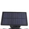 ダブルヘッドモーションセンサーLED太陽光屋外スポットライト防水回転壁ランプ -  56LED