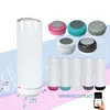 local warehouse 9pcs sublimation Bluetooth speaker tumbler 20oz straight tumblers small pack mix color Audio Stainless Steel bottom cup enjoy your music USA stock