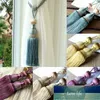 Sheer Curtains 1Pair Curtain Tiebacks Decorative Rope Fringe Clip Tassels 6 Colors Window Curtain Holdback Tie Back Home Decor Accessories