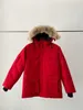 Designer Mens Canada Down Goose Vest Jackets Canadian Style Men Gooed Jacketrockar Man Women Huva Huva Högkvalitativ vinterbroderi1334205