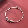 MIQIAO Bracelet On The Leg Fish Anklet Jewelry For Women Gift 925 Sterling Silver Curved Pipe Foot Chain Female Ornament Marine