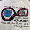 T-shirt da uomo Stampa schiumogeni CPFM x Kid Cudi Man on the Moon III Tee Men Women 1 T-shirt streetwear di alta qualità Black Streetwear Nuove 020723h