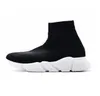 Paris Luxury Flat Sock SHOS Speed ​​Boots Sneakers Black Red Blue White Grey Fashion Ankle Boots Mens Women Tetch Knit Trainer Runn254U