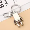 Fashion Stylish Luxury Designer Keychain Classic Key Buckle Astronaut Pendant Matte Silver Keychains for Mens Womens Bag Pendant206317116