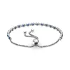 Bangle Fashion Verstellbare Edelsteinarmbänder Schmuck für Frauen Geschenke Sterling Silber Armband DIY Designer Pulseras Plata 925 Para Muje1808996