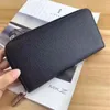 HH Alta calidad Single Holders Wallet monedero con cremallera la forma más moderna de llevar tarjetas de dinero y monedas hombres cuero car2306