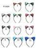 Sirène paillettes épingle à cheveux chat oreille bandeau couronne cheveux cerceau arc bâtons de cheveux enfants fête d'anniversaire spectacle bijoux accessoires cheveux accessoires