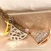 BGARI DIVAS DREAM collane con diamanti placcati in oro 18 carati collana di alta qualità da banco designer di lusso riproduzioni ufficiali regalo di compleanno 5A