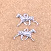 101pcs Antique Silver Bronze Plaqué Chien Dalmatians Charms Pendentif Bricolage Collier Bracelet Bracelet Constatations 13 * 25mm