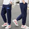 Mode Teenage Boys Sport Broek Lente Kinderkleding Kinderen Losse Broek Katoenen Jongen Bovenkleding Pant 4 8 10 12 jaar 210622