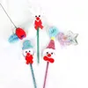 Christmas pen creative cartoon Christmas ballpoint pen factory direct primary source children's small gift pens wholesale