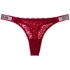 Women039SパンティーChaozhuランジェリーFemme French USA Sexy Lace Diamond Love Wast Thong Bikini String Sweet Lady G Micro 2021 AR2301443