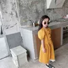 Été Arrivée Filles Mode Solide Ensembles Top + Pantalons Enfants Coréen Design Costume Bébé Fille Vêtements 210528
