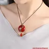 Chokers NATURA AGATE AGATE VINTAGE CLÁSTICA CLASSICA RED MADEIRA MENINA MENINA PENENTE PENDE