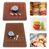 Baking & Pastry Tools 2Pcs/set DIY Macaroon Mold Silicone Macaron Pot&Mat Set Muffin Mould Cake Decorating Tool With Nozzles