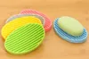 Wholesale Silicone Soap Dishes Bathroom Drainable Tray Dish Pad Shower Bar Holder Saver for kitchen