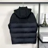 Lüks Aşağı Ceket Mektubu Nakış Örgü Çift Kollu Jakarlı Yüksek Kaliteli Unisex Kış Giyim Moda Boyutu S-XL