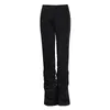 Pantalon de flare velours côtelé blanc pour femmes taille haute décontractée froncée pantalon lâche pantalon de mode femme de mode 210521