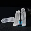 0,44Lb Натуральный сырой кристалл четкие кварцевые целебные точки заживления Каменная рок reiki образец