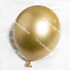 132pcsBaby Shower Balloon Garland Arch Kit 12Ft RETRO Palloncini in lattice oro bianco verde Confezione per decorazioni per feste di compleanno Supplie 210626