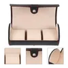 Bekijkboxen Cases Travel Organizer Portable 3 Slots Display Box Vintage Roll198J