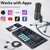 MAONO CASTER LITE AM200-S1 All-in-on Microphone Mixer Kit Sound Card Audio Interface With Condenser Mic&Earphone for Phone PC