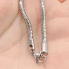 Diverse dimensioni in acciaio inossidabile Snake Bone Link catene per collane a sospensione Fashi