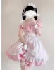 2021 noir mignon Lolita femme de chambre Costumes filles femmes belle Cosplay Costume Animation spectacle japonais tenue robe vêtements Y0913