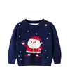 Toddler Youth Teen Boys Girls Christmas Cartoon Knit Print Sweater Knitwear New 2021 Baby Sweater For Girl Cartoon print Y1024