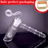 Glass Hammer Hookah Bong 6 Arm Perc Filter Bubbler Water Pipe Rökning Tobaksskedrör Recycler Dab Rig Bongwith Glass Oil Burner Pipes