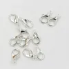400Pcs 10 12 14 16mm Silver Plated Alloy Lobster Clasp Hooks Fashion Jewelry Findings For DIY Bracelet Chain Necklace319S