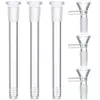 Verre Bong Downstem Diffuseur Pipe avec 14mm Mâle Tabac Bol Haute Qualité Down Stem Clear Adaptateur Tube Pour Fumer Des Conduites D'eau Bongs Bols