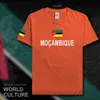 Mosambik Herren T-Shirt Afrika Mode Trikot Nation Team 100 % Baumwolle T-Shirt Kleidung T-Shirts Land Sport MOZ Mosambik X0621