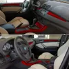 Auto-Styling 3d 5D Carbon Faser Auto Interior Center Konsole Farbe Ändern Form Aufkleber Aufkleber Für BMW X5 E53 1999-2006